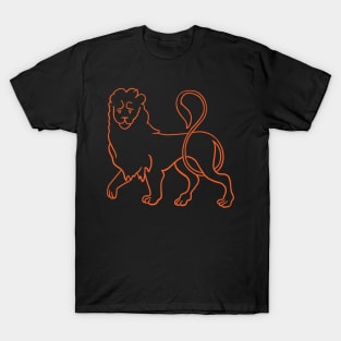 Copy of Leo Zodiac Sign - Astrological Version 1 T-Shirt